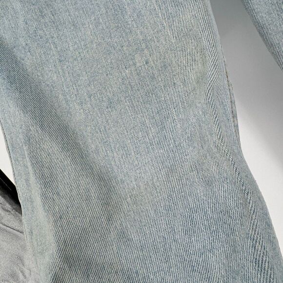 Vintage 1990s Levis 505 323x30 Measured 32in Acid Washed Light USA *Flaws* - Picture 10 of 14